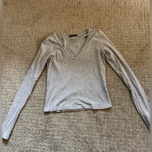 Grey Brandy Melville long sleeve